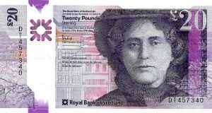 Scotland Royal Bank of Scotland new signature 20-pound