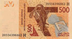 West African States (Niger) new date (2020) 500-franc note